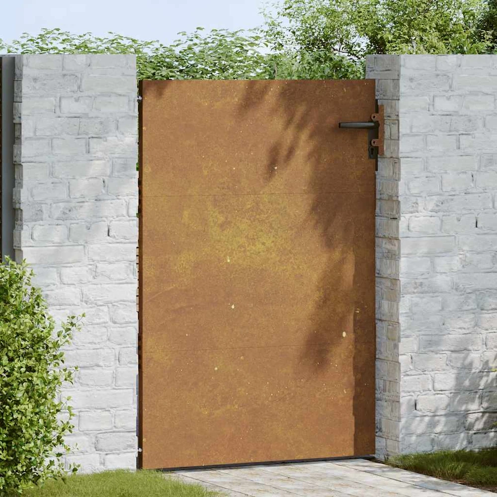 Sodo vartai, 85x125cm, corten plienas