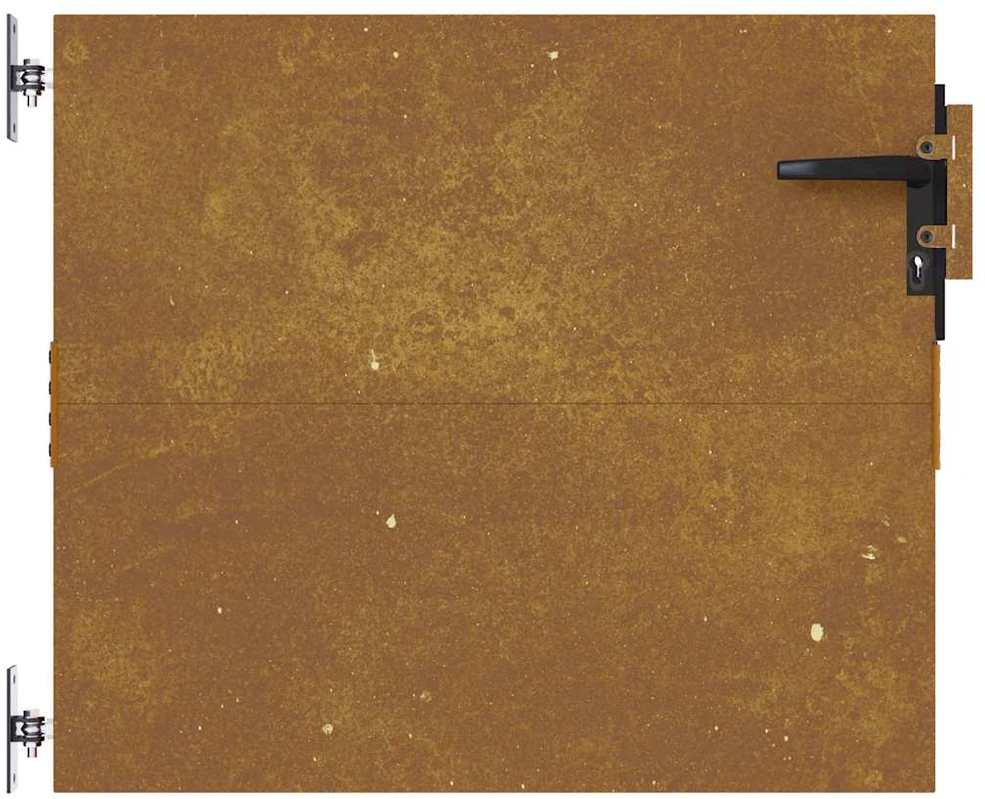 Sodo vartai, 85x100cm, corten plienas