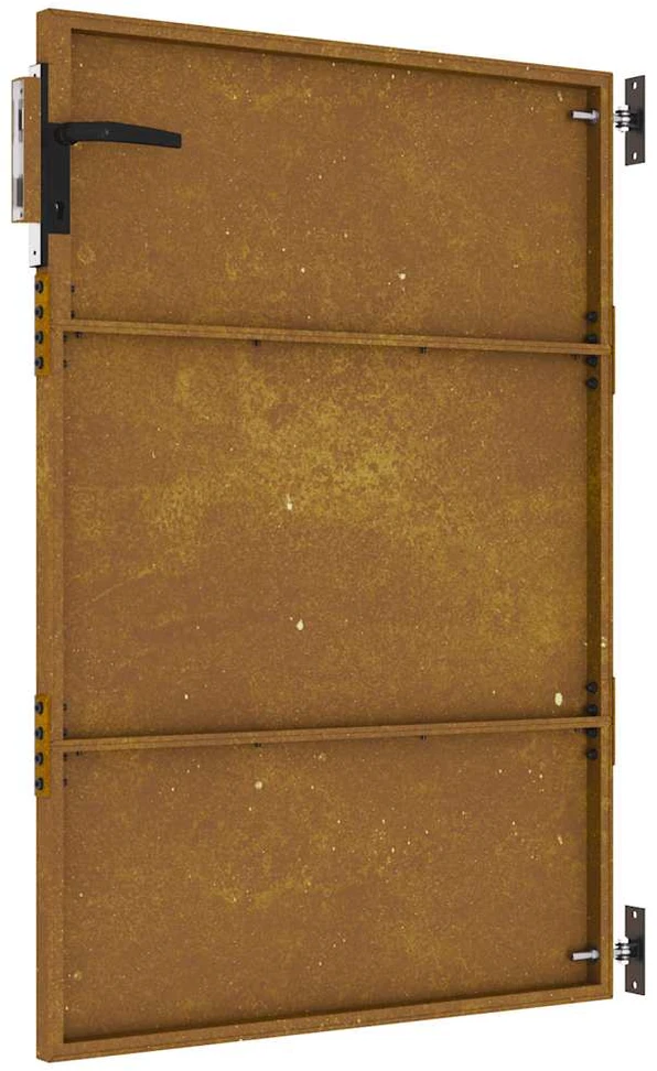 Sodo vartai, 85x125cm, corten plienas