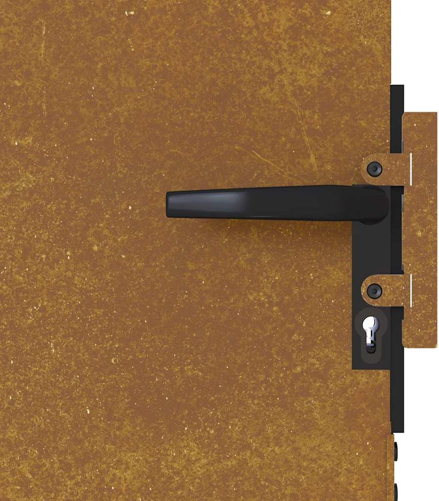 Sodo vartai, 85x125cm, corten plienas