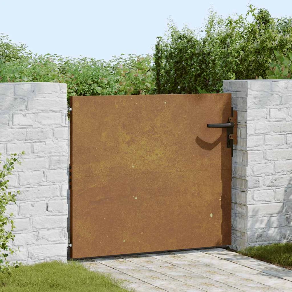 Sodo vartai, 85x100cm, corten plienas
