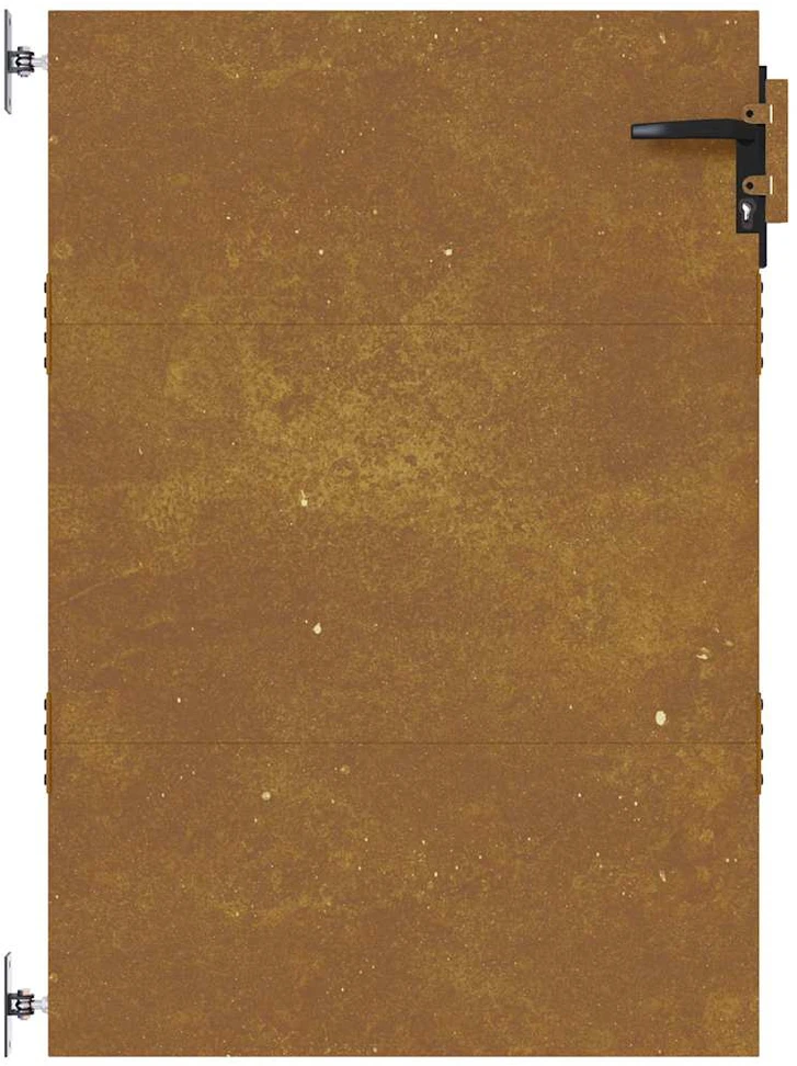 Sodo vartai, 85x125cm, corten plienas