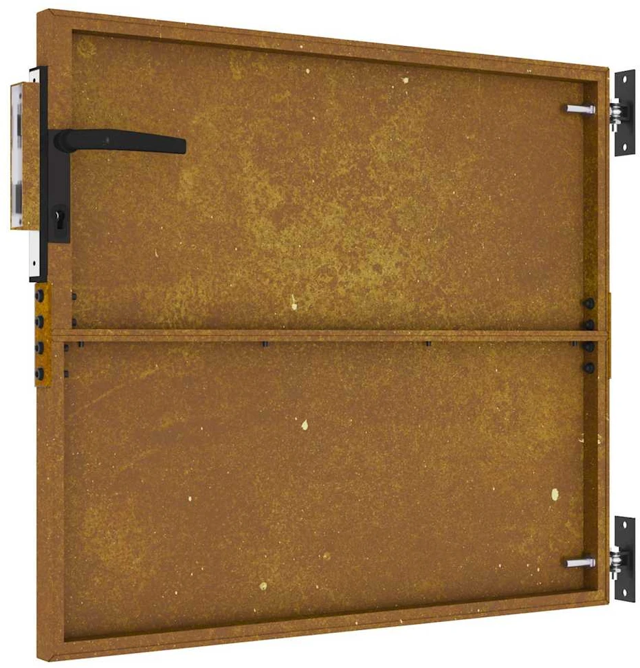 Sodo vartai, 85x100cm, corten plienas
