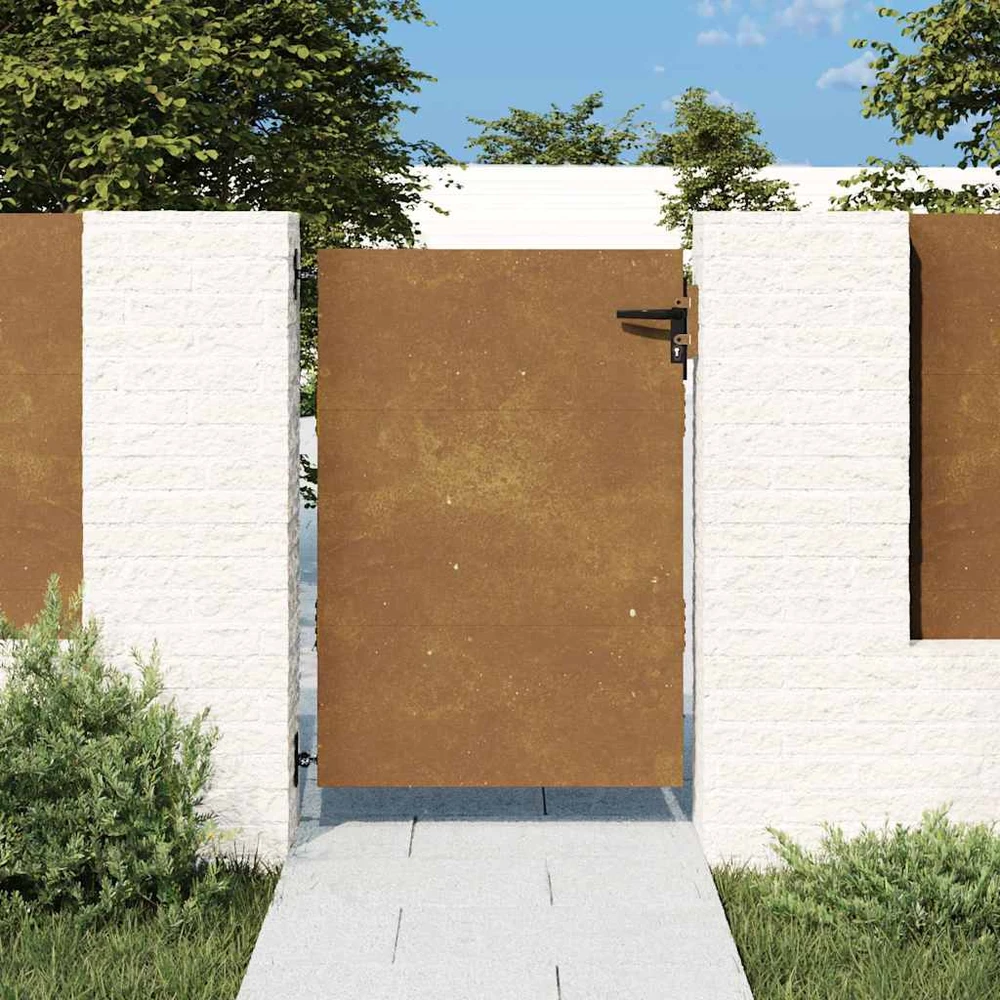 Sodo vartai, 85x125cm, corten plienas