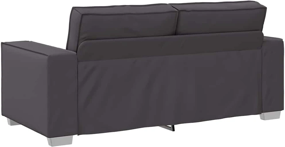 Dvivietė sofa Pilka 180 cm Dirbtinė oda