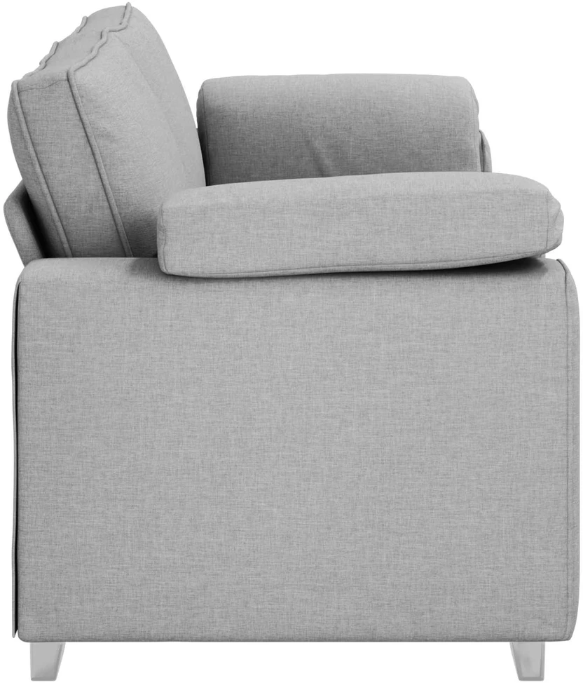 3-Vietis Sofa Debesų pilka 220 cm audinys