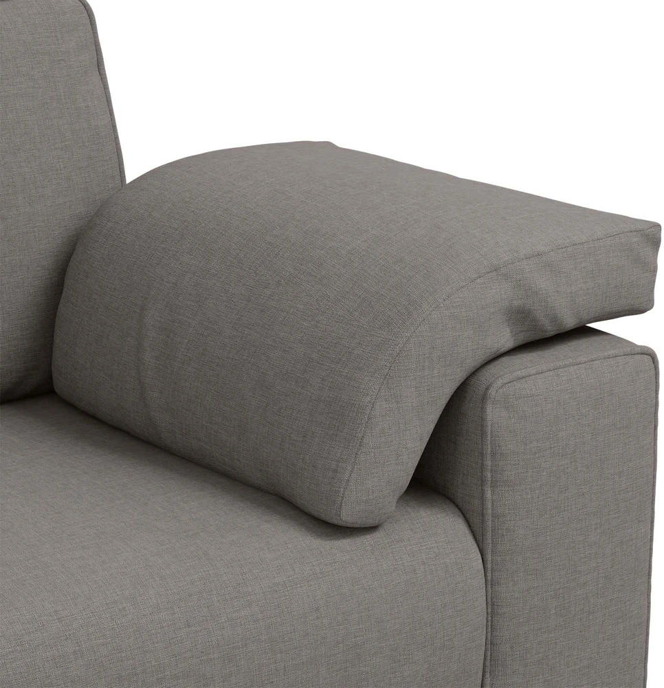 3-Vietis Sofa Taupe 220 cm audinys