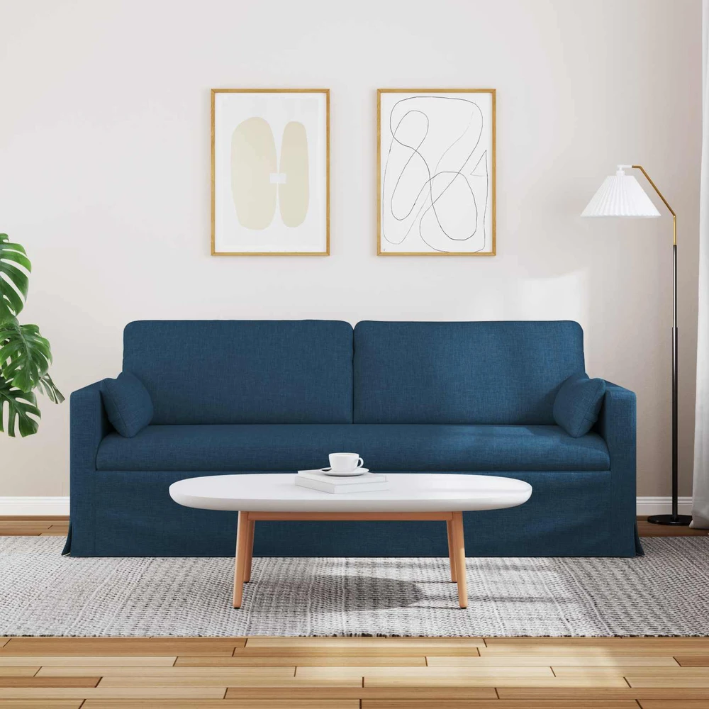 Sofa 180cm Mėlyna Metalas