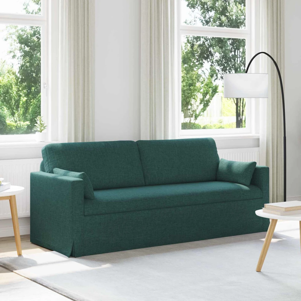 Sofa 180cm Tamsiai žalia Metalas