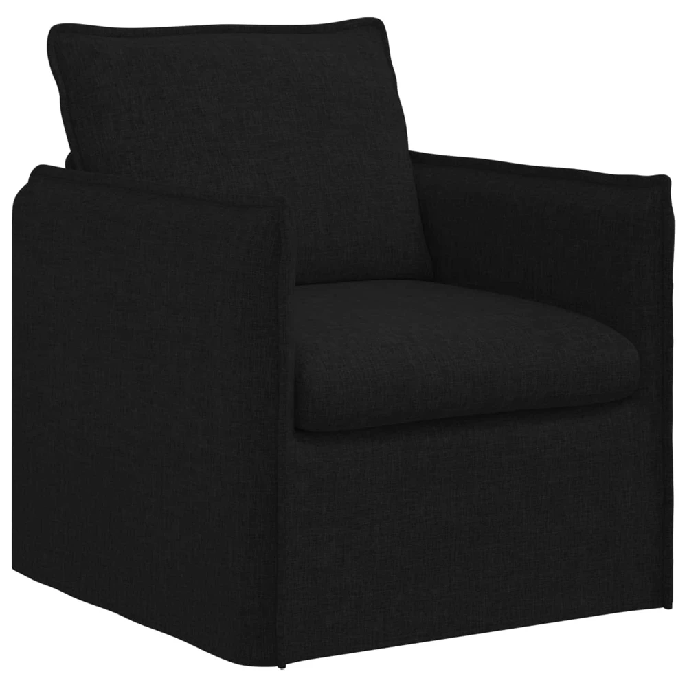 Sofa Sofos komplektas 2 vnt. Juoda Audinys