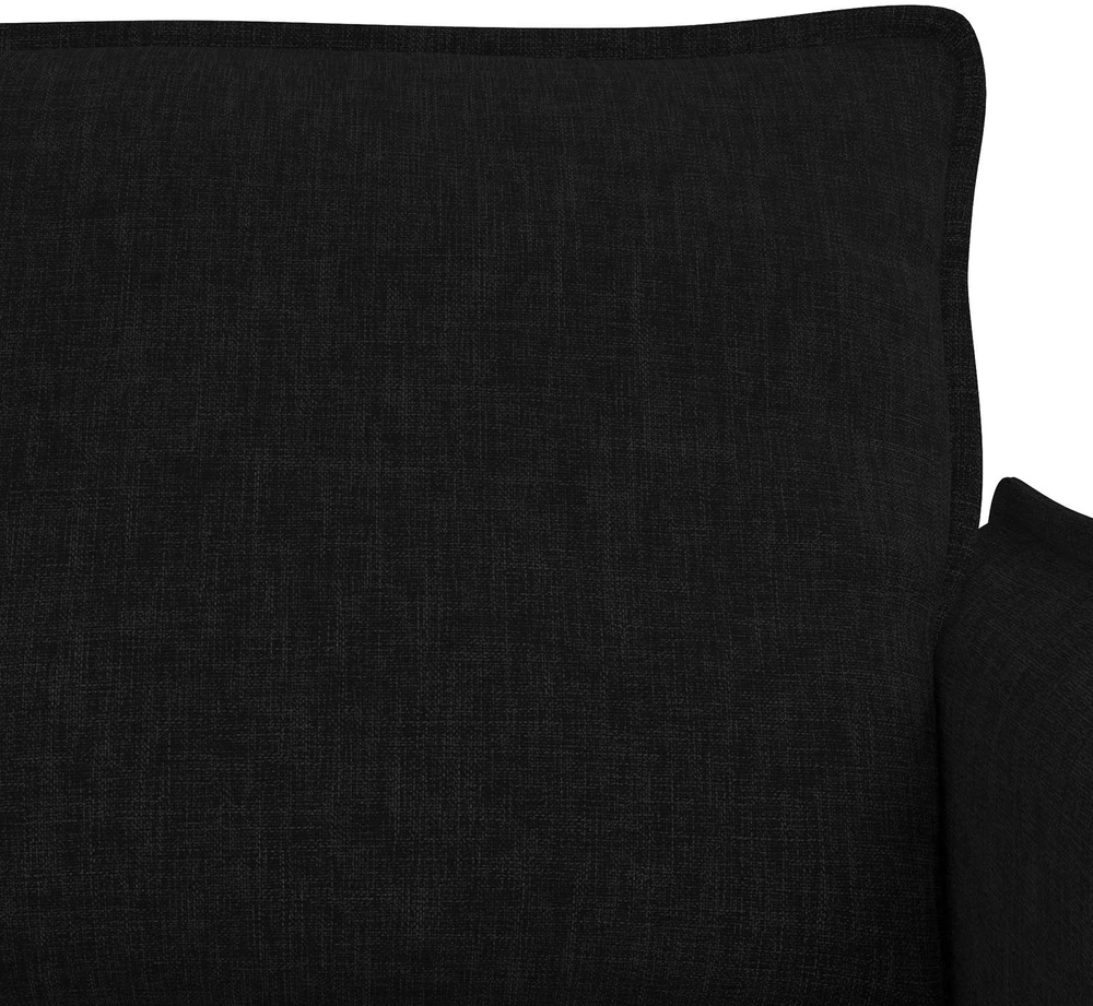 Sofa Sofos komplektas 2 vnt. Juoda Audinys