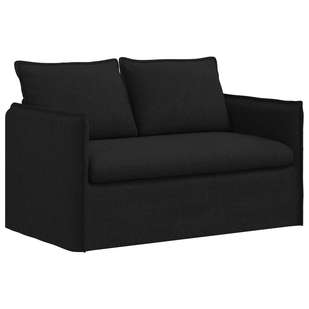 Sofa Sofos komplektas 2 vnt. Juoda Audinys