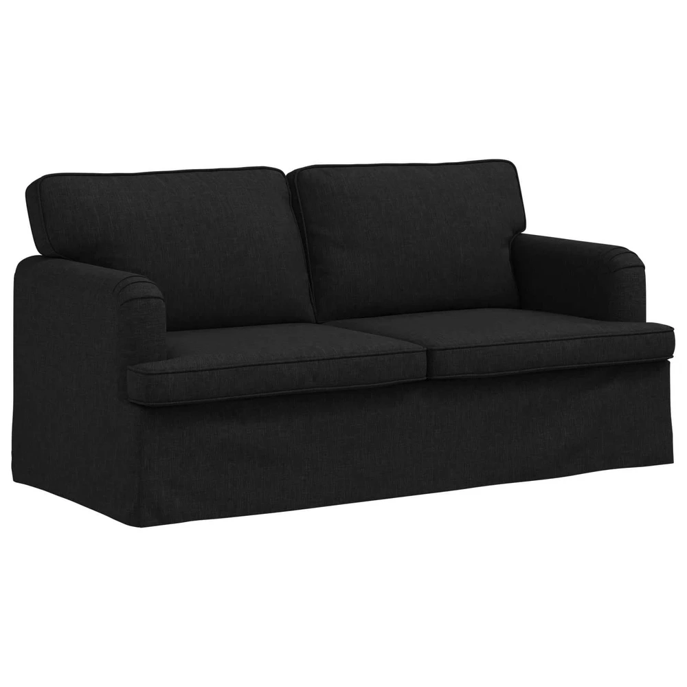 Sofa 2 pcs Juoda Metalas
