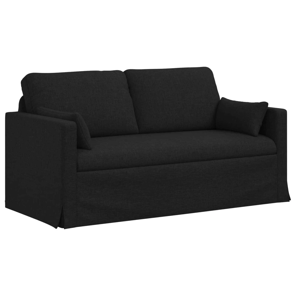 Sofa 2 pcs Juoda Metalas