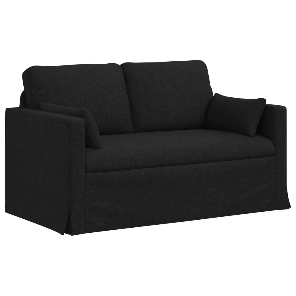 Sofa 2 pcs Juoda Metalas