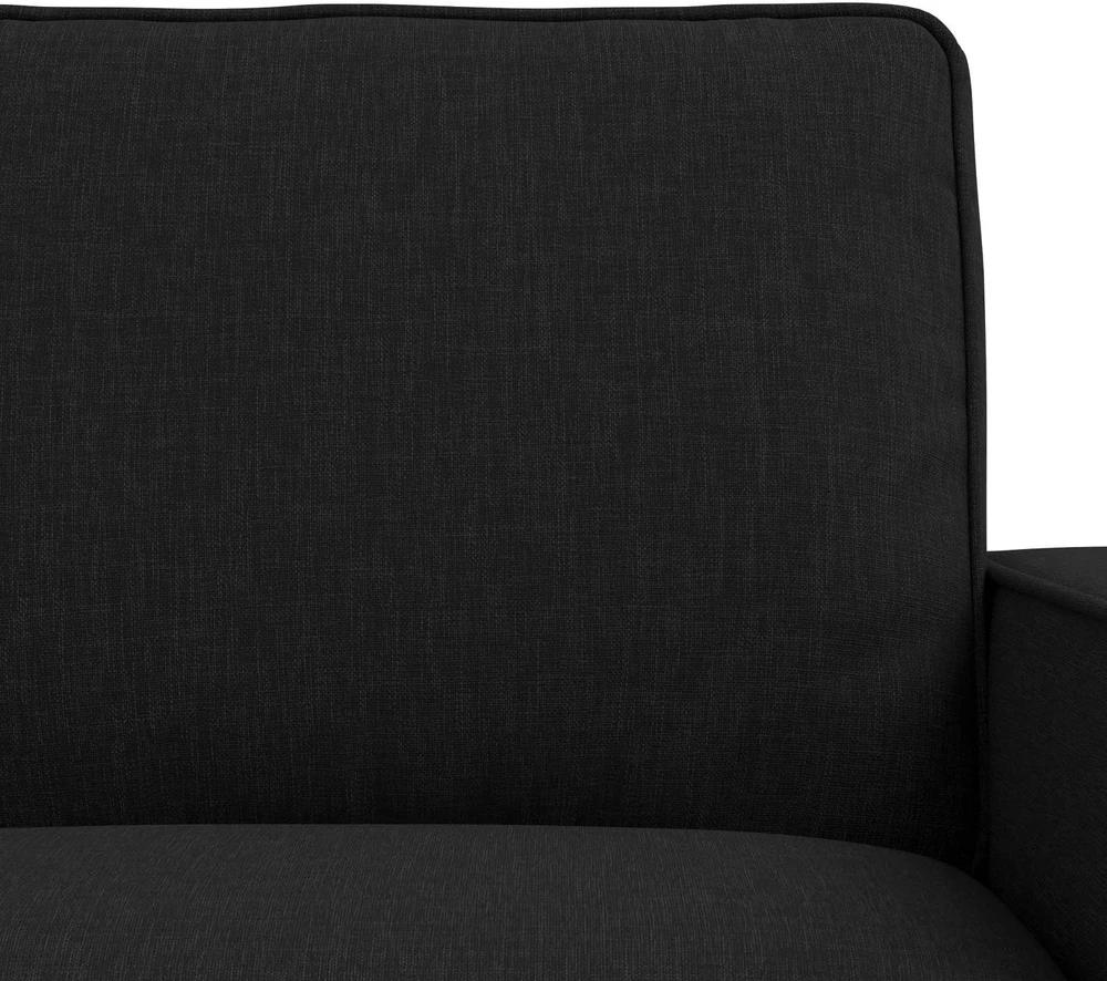 Sofa 2 pcs Juoda Metalas
