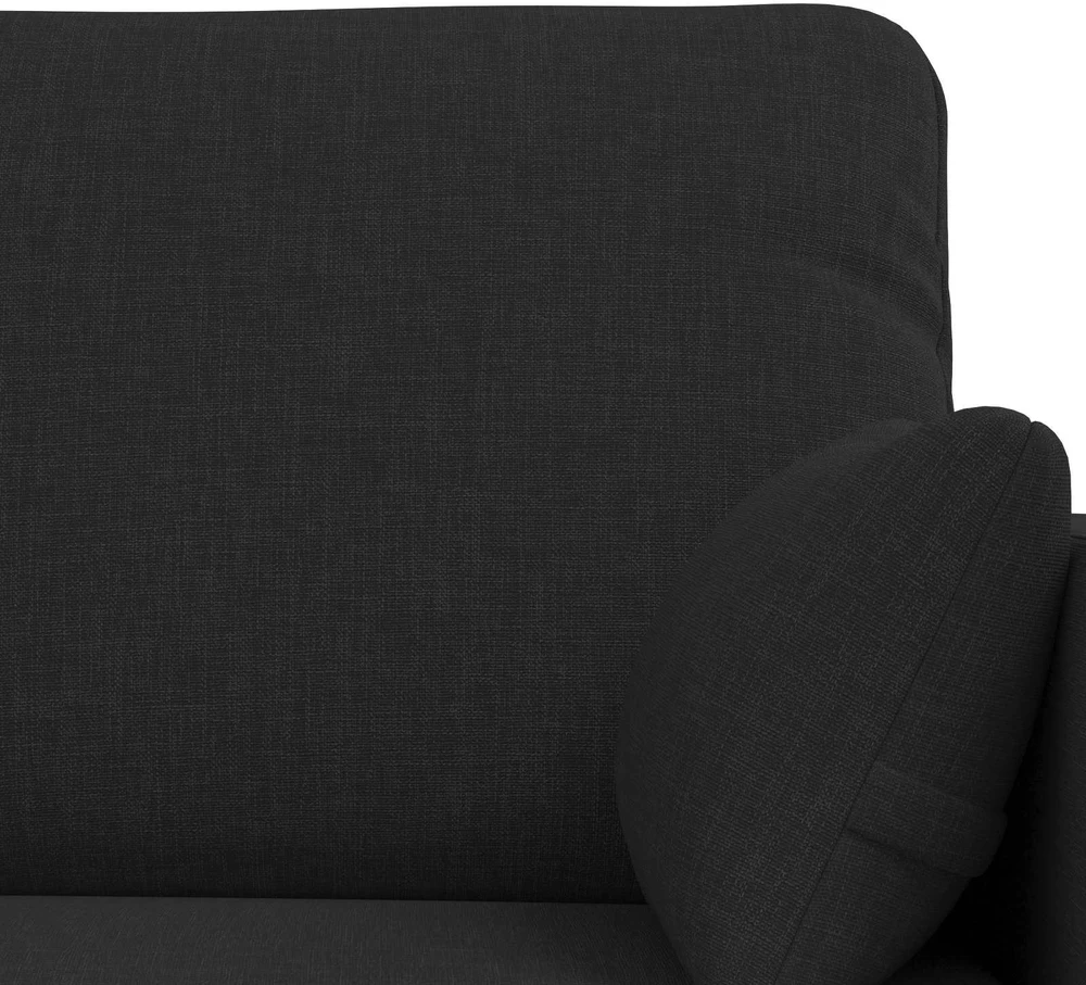 Sofa 2 pcs Juoda Metalas