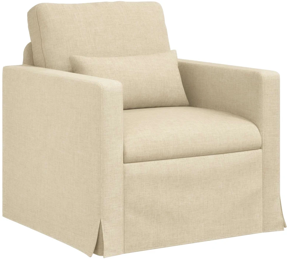 Sofa 2 pcs Kreminė Metalas