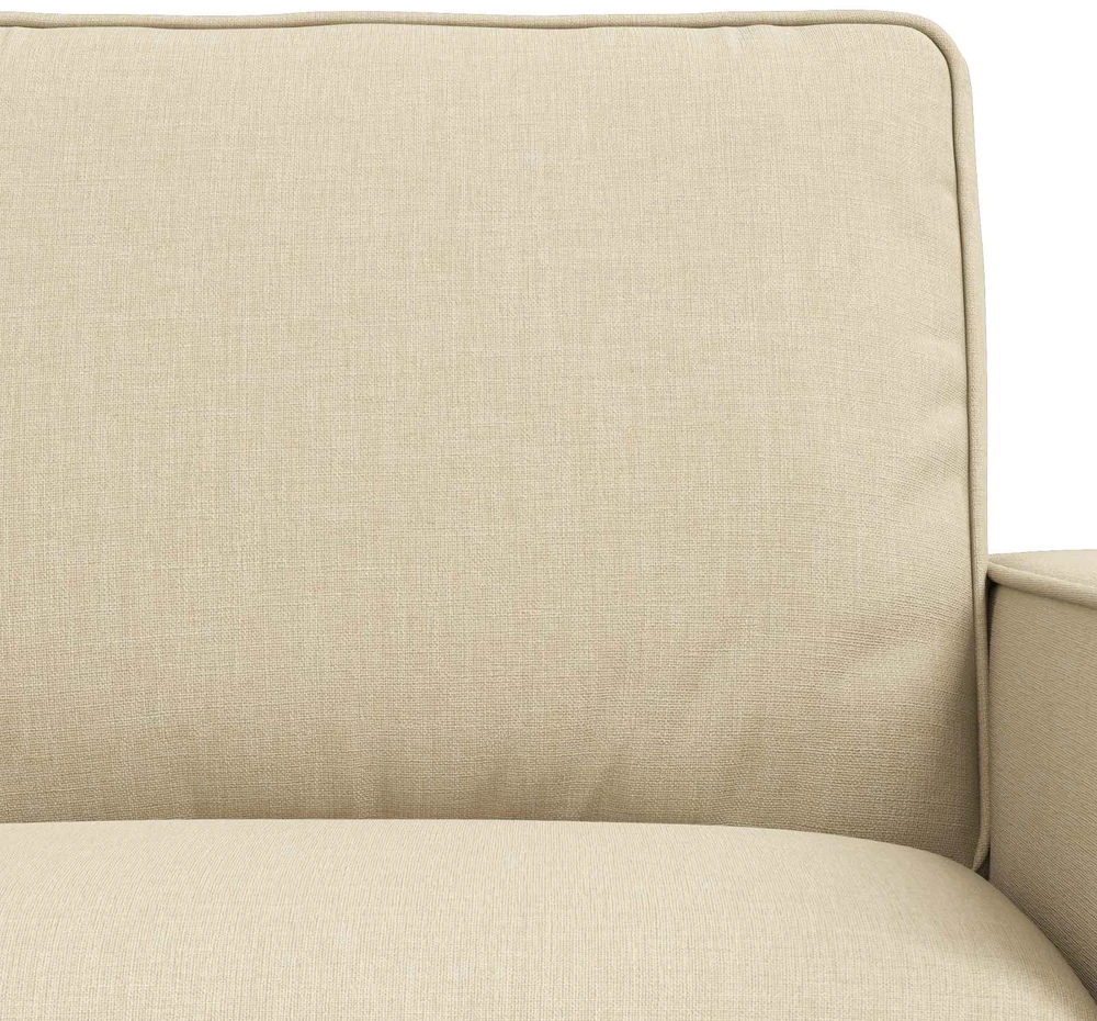 Sofa 2 pcs Kreminė Metalas