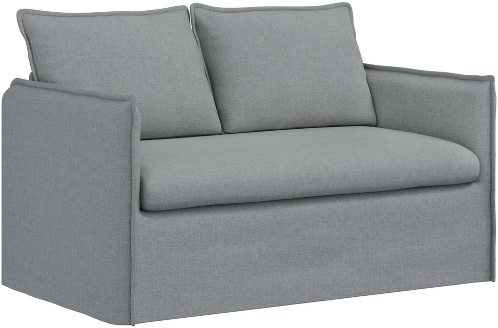 Sofa Sofos komplektas 2 vnt. Šviesiai pilka Audinys
