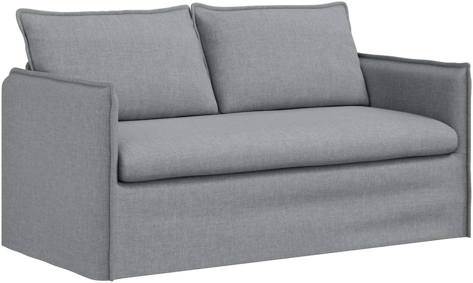 Sofa Sofos komplektas 2 vnt. Šviesiai pilka Audinys
