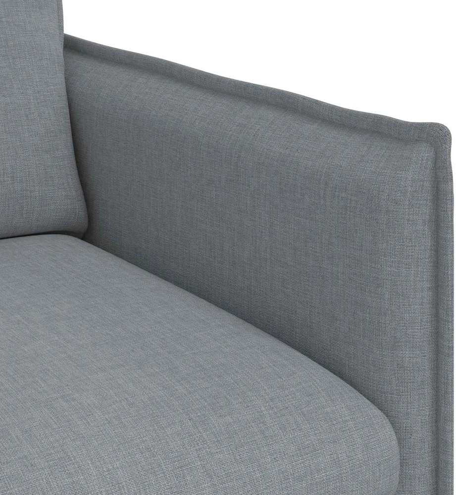 Sofa Sofos komplektas 2 vnt. Šviesiai pilka Audinys
