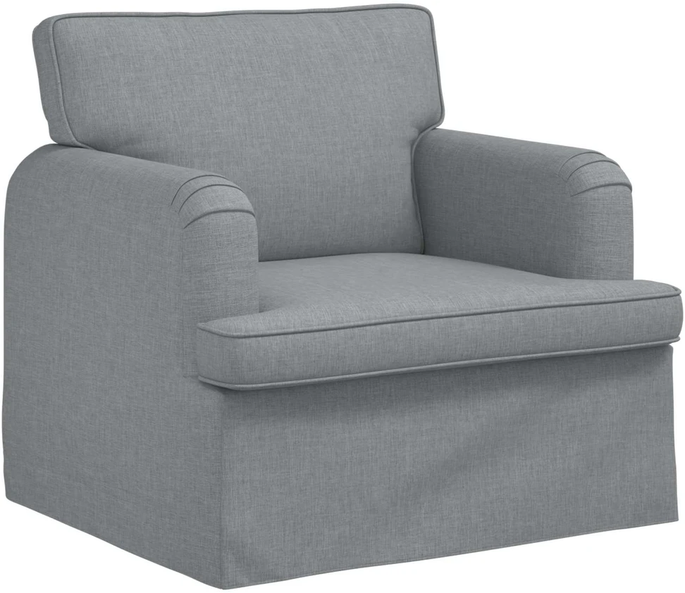 Sofa 2 pcs Šviesiai pilka Metalas