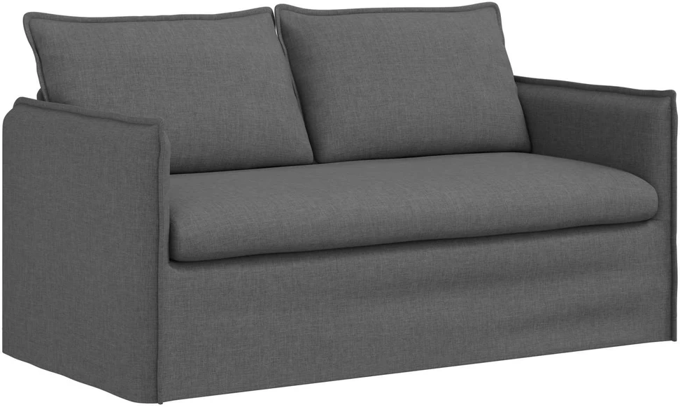 Sofa Sofos komplektas 2 vnt. Tamsiai pilka Audinys