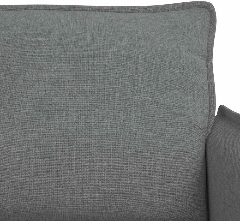 Sofa Sofos komplektas 2 vnt. Tamsiai pilka Audinys