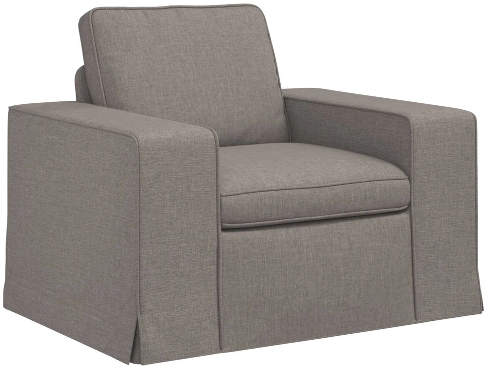 Sofa 2 pcs Taupe Metalas