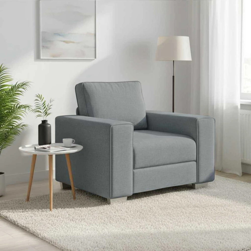 Sofa Kėdė Šviesiai pilka 100 cm audinys