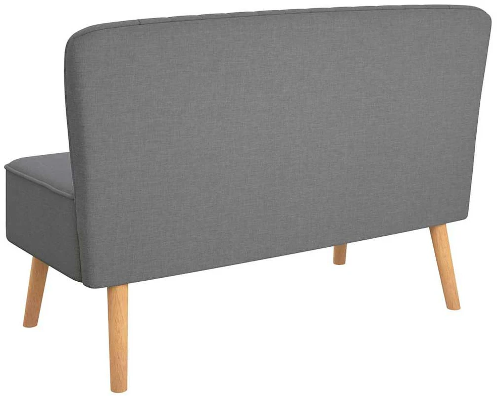 Sofa, audinys, 117x55,5x77cm, šviesiai pilka