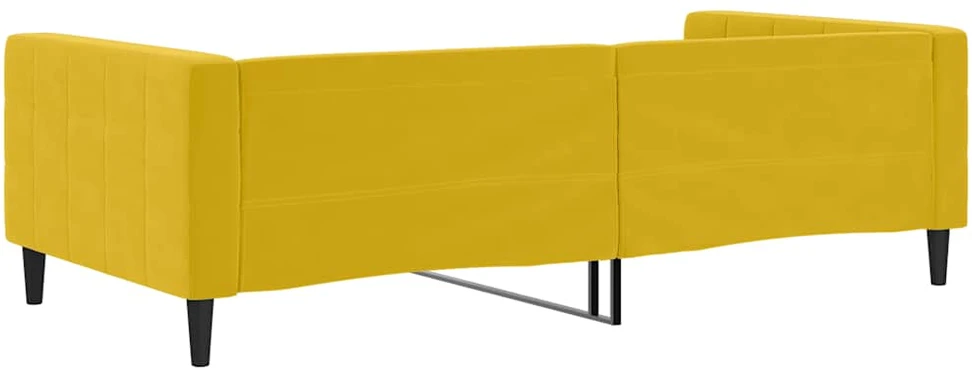 Sofa, geltonos spalvos, 100x200cm, aksomas