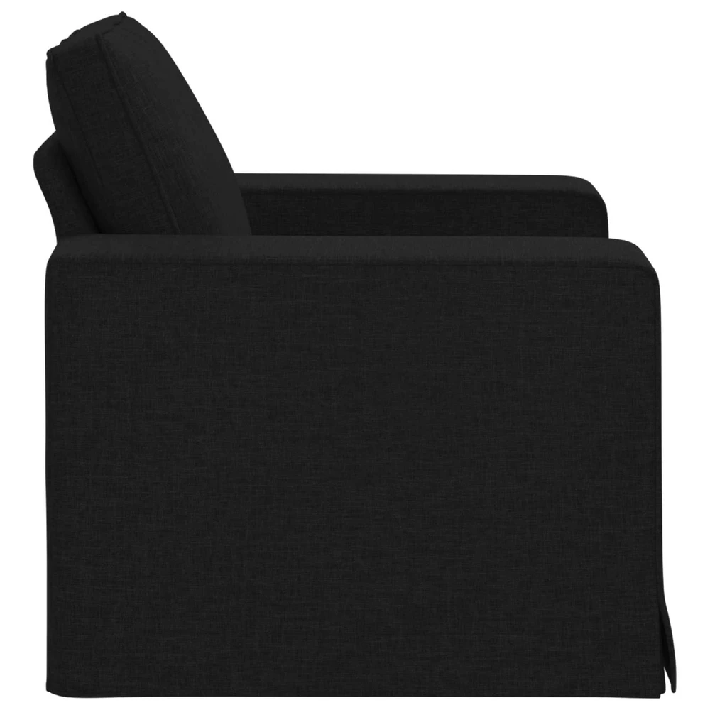 Fotelis Sofa Juoda 102 x 80 x 82 cm Metalas