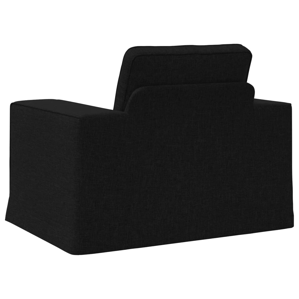 Fotelis Sofa Juoda 102 x 80 x 82 cm Metalas