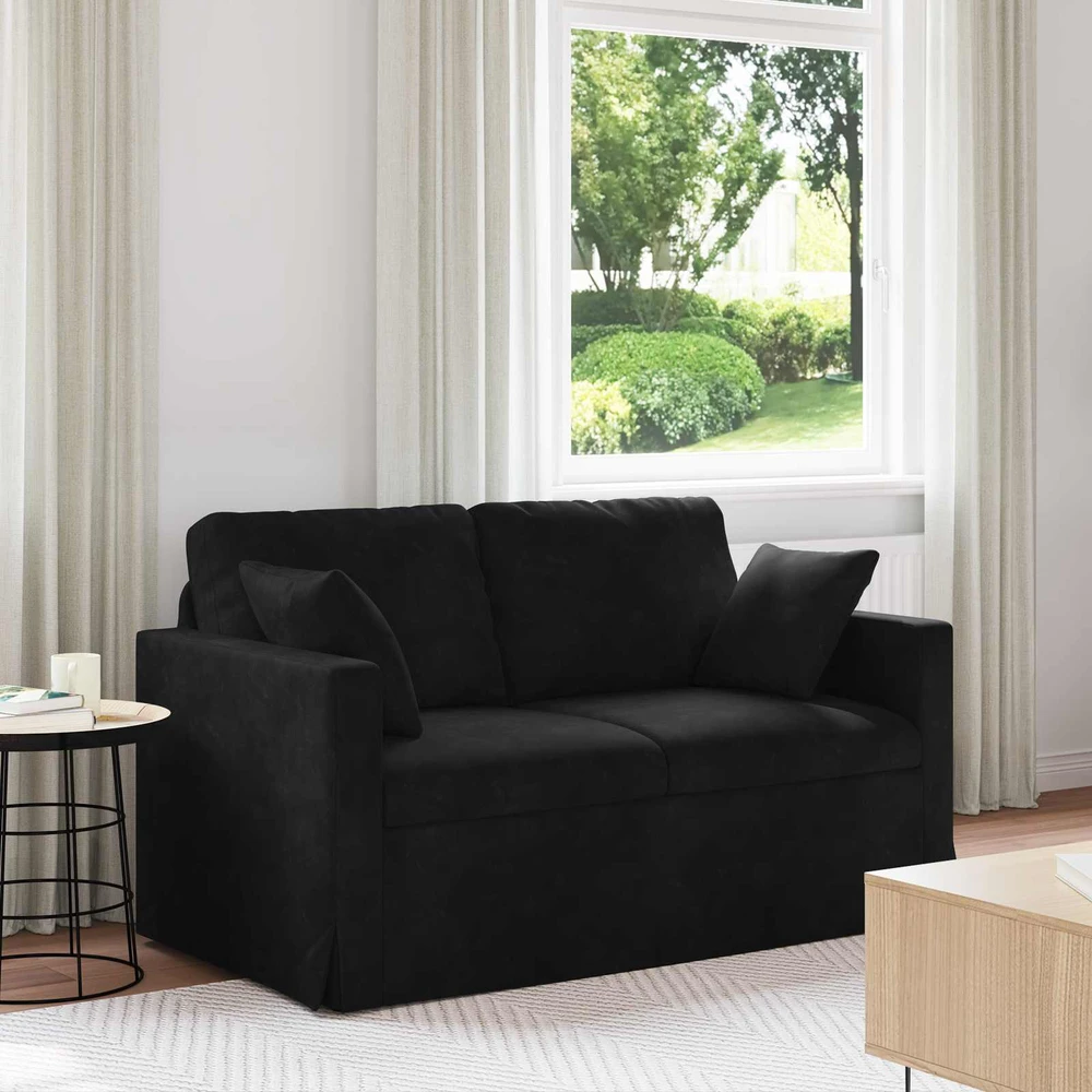 Sofa Juoda 138 x 78 x 80 cm Aksomas