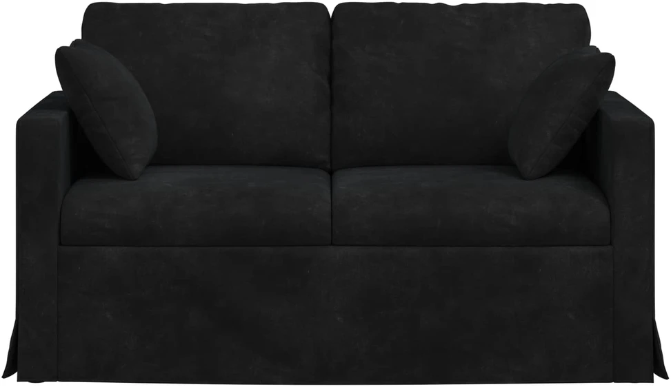 Sofa Juoda 138 x 78 x 80 cm Aksomas
