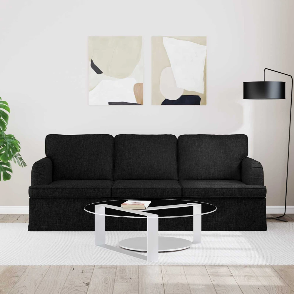 Sofa Juoda 142 x 80 x 85 cm Metalas