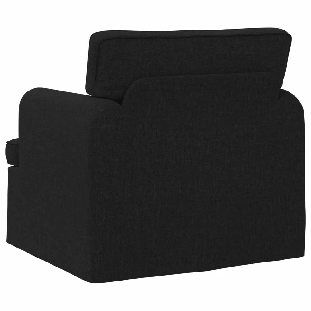 Fotelis Sofa Juoda 142 x 80 x 85 cm Metalas