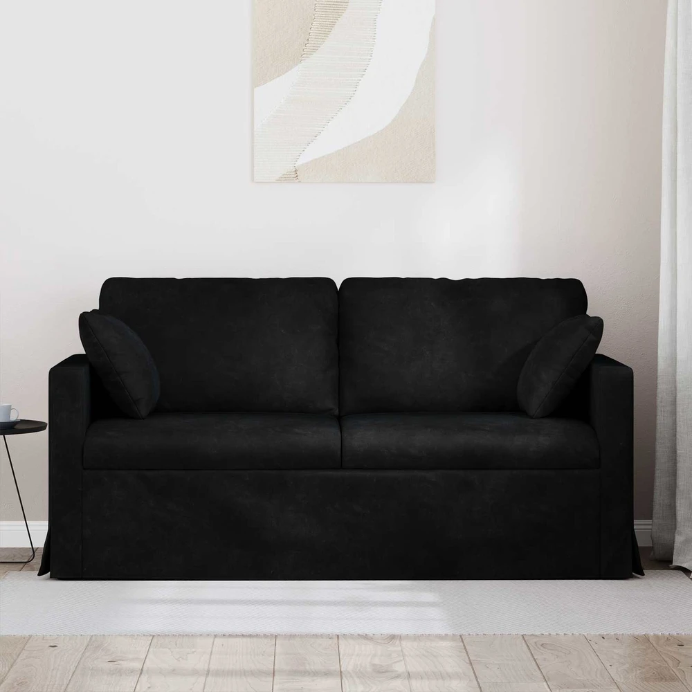 Sofa Juoda 158 x 78 x 80 cm Aksomas