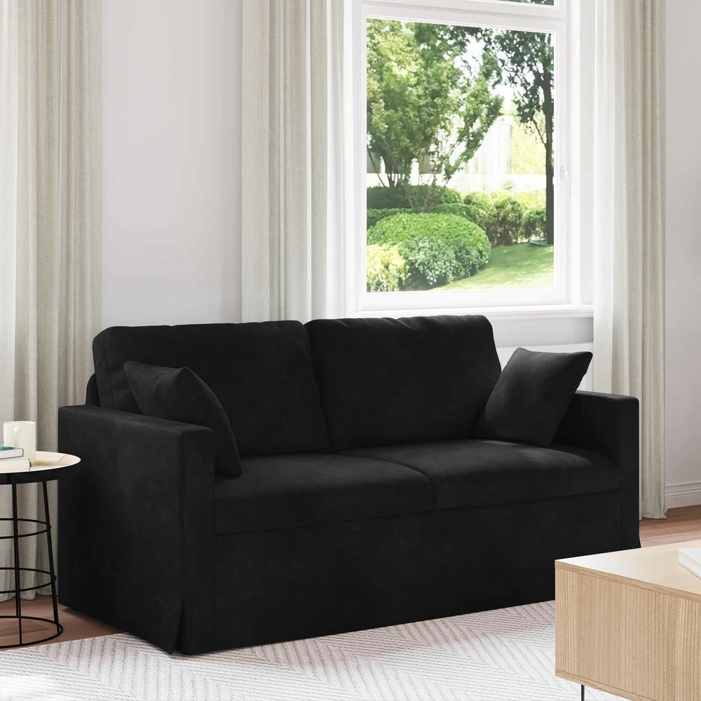 Sofa Juoda 158 x 78 x 80 cm Aksomas