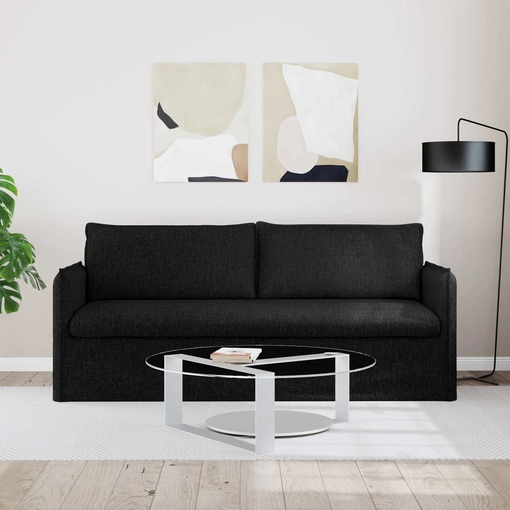 Sofa Juoda 195 x 82 x 85 cm Metalas