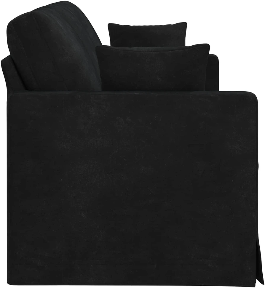 Sofa Juoda 198 x 78 x 80 cm Aksomas