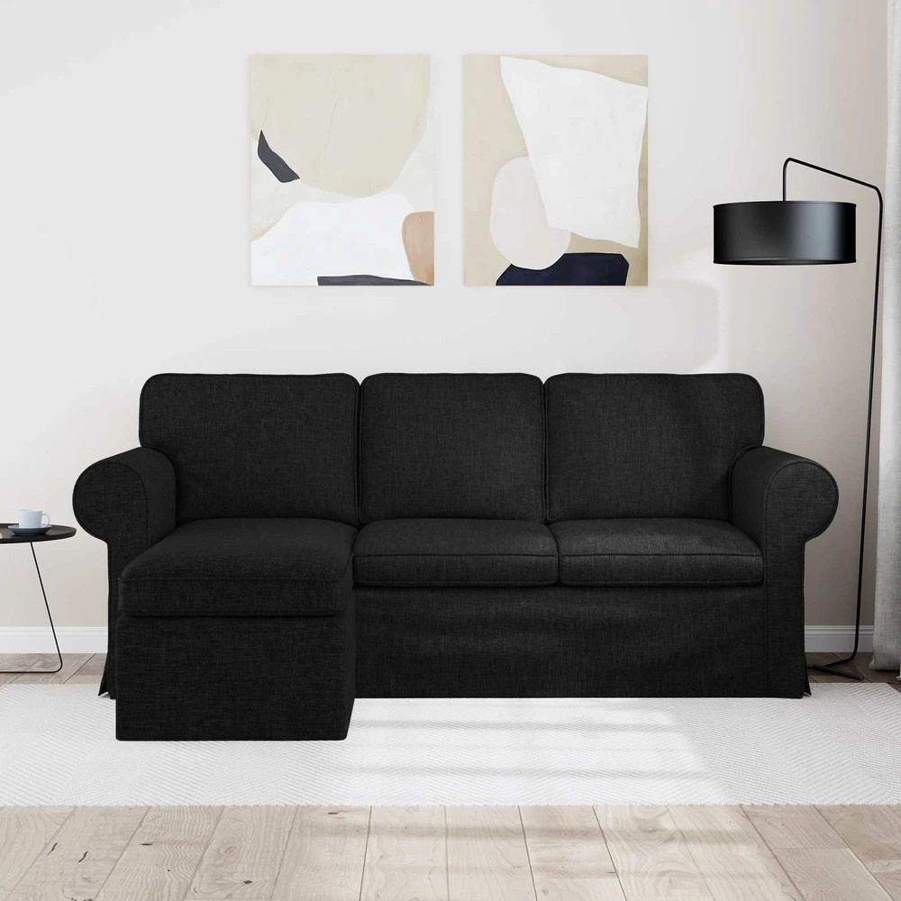 Sofa Juoda 215 x 138 x 80 cm Metalas