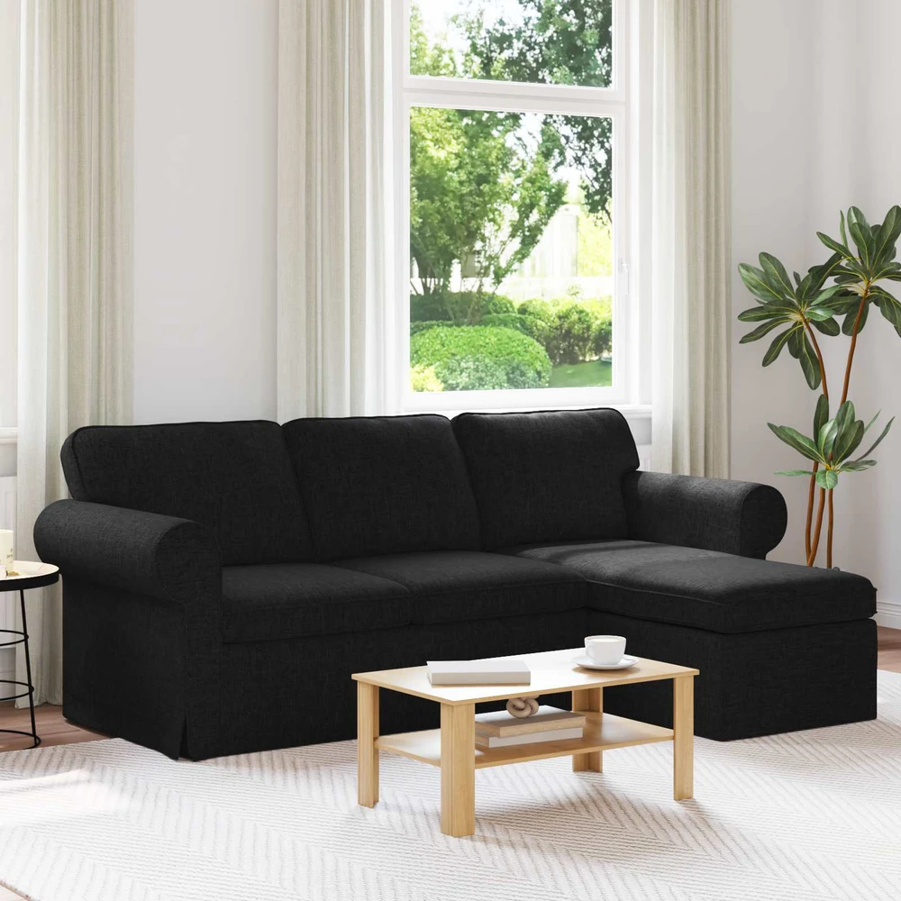 Sofa Juoda 215 x 138 x 80 cm Metalas