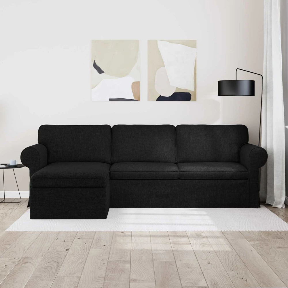 Sofa Juoda 215 x 138 x 80 cm Metalas