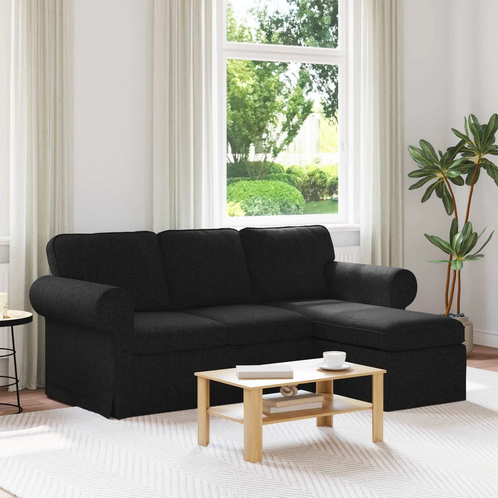 Sofa Juoda 215 x 138 x 80 cm Metalas