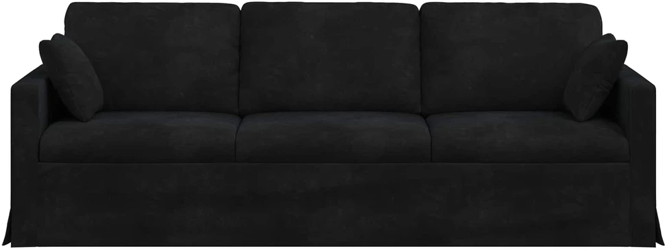 Sofa Juoda 228 x 78 x 80 cm Aksomas