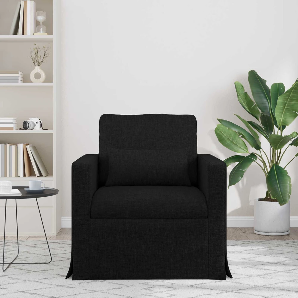 Fotelis Sofa Juoda 78 x 78 x 80 cm Metalas