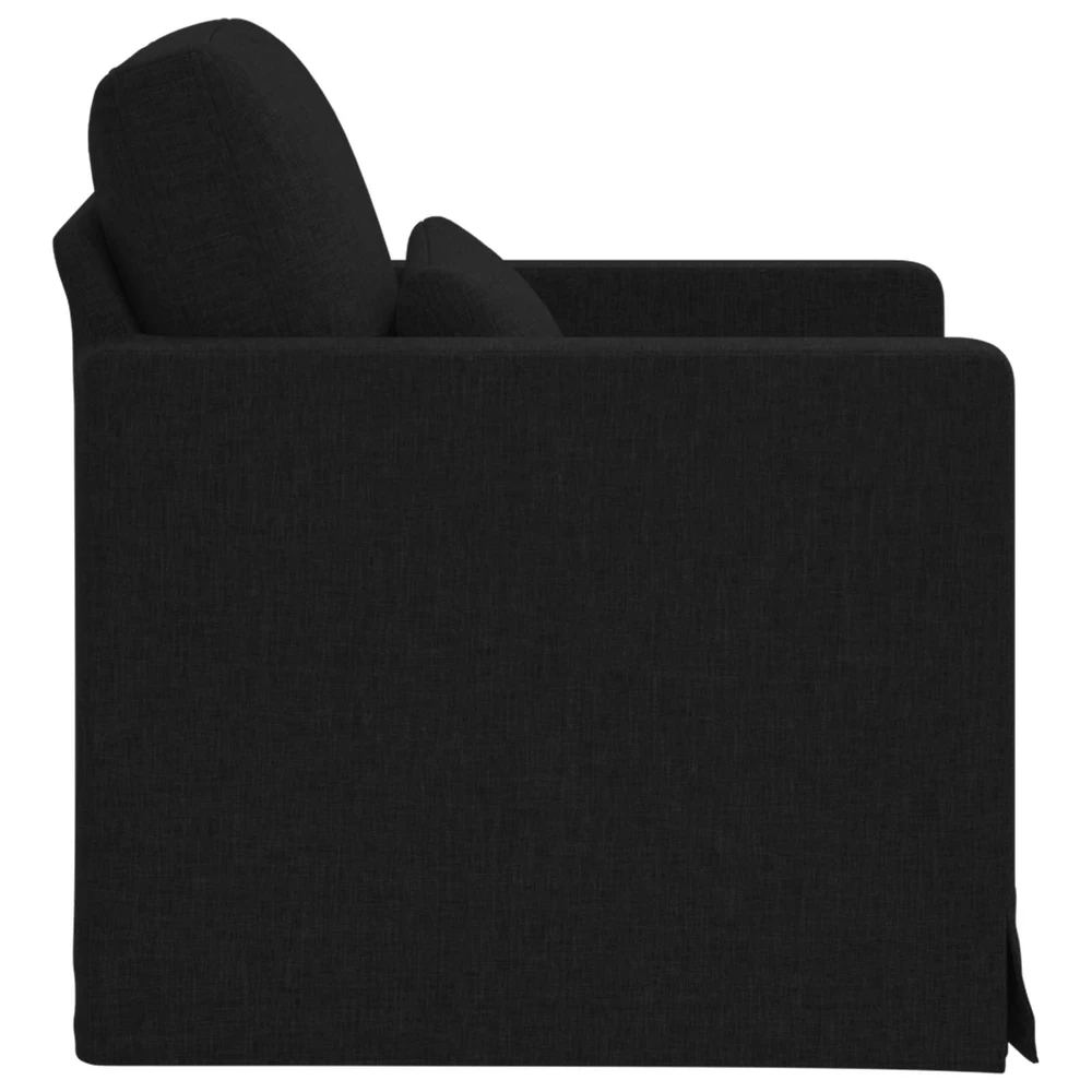 Fotelis Sofa Juoda 78 x 78 x 80 cm Metalas
